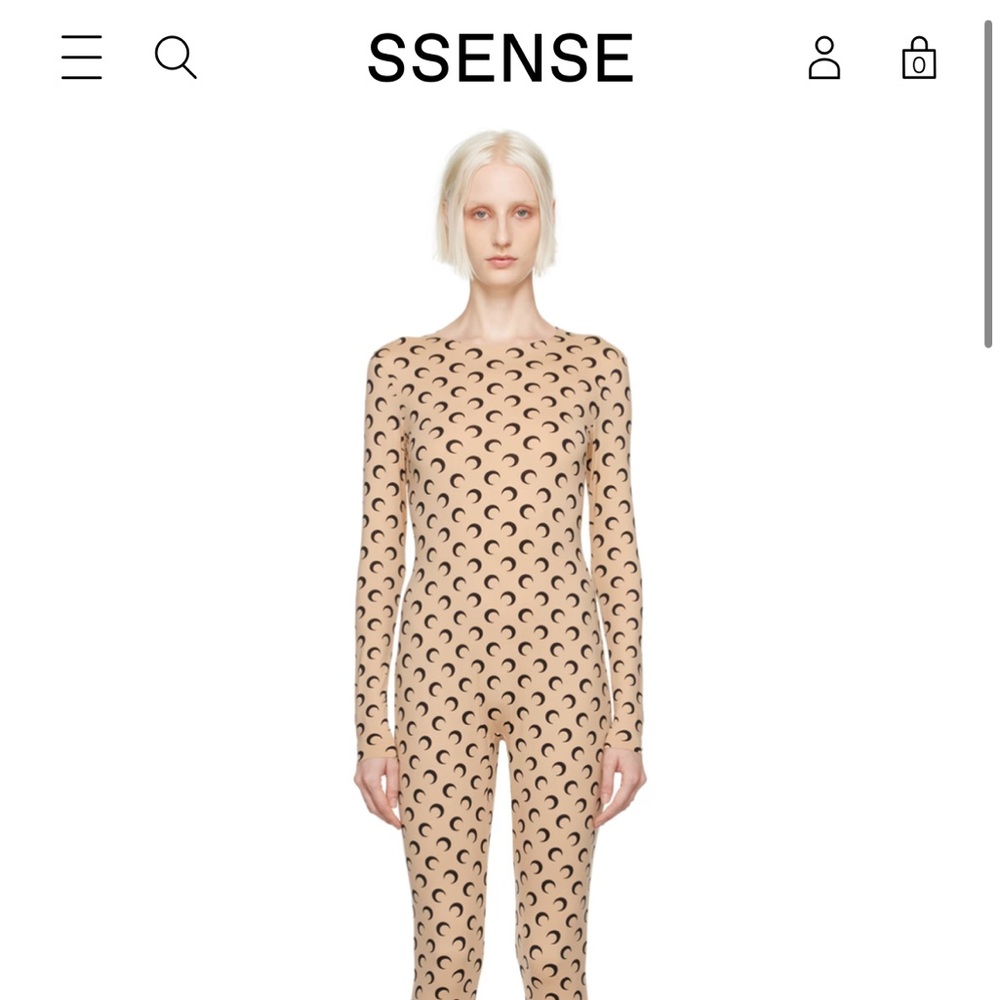 Tan All Over Moon Jumpsuit